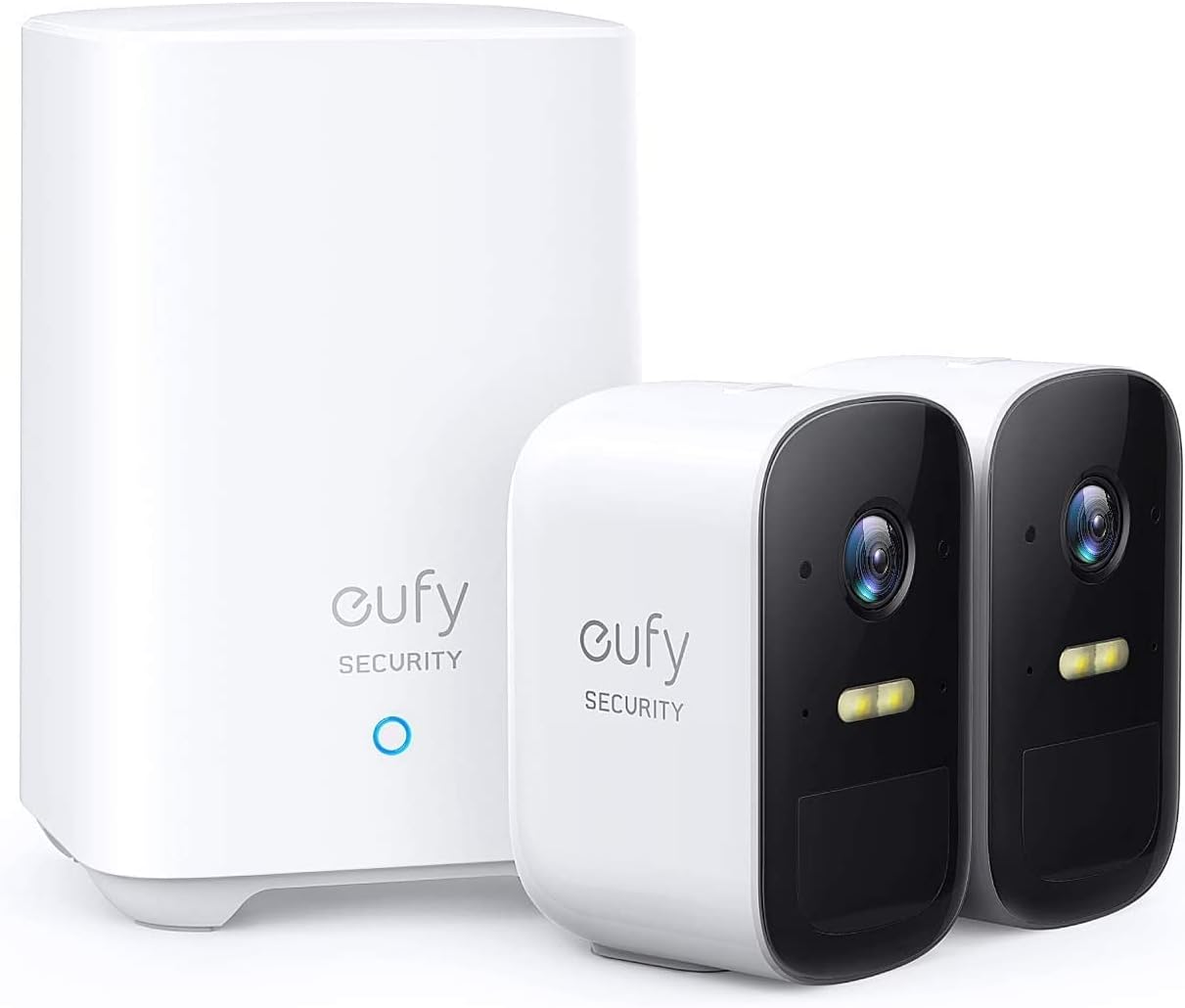 eufy Security, eufyCam 2C 2-Cam Kit, Wireless Home Security System with 180-Day Battery Life, 1080p HD, IP67, Night Vision, No Monthly Fee (Renewed)