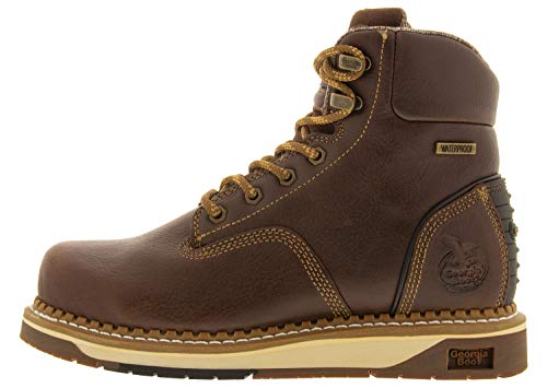 Georgia Boot Men's Brown Amp Lt Wedge Waterproof BRN 6