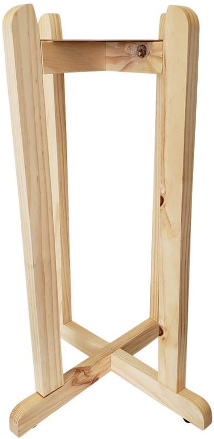 Floor Wood Stand Natural Varnish, 27