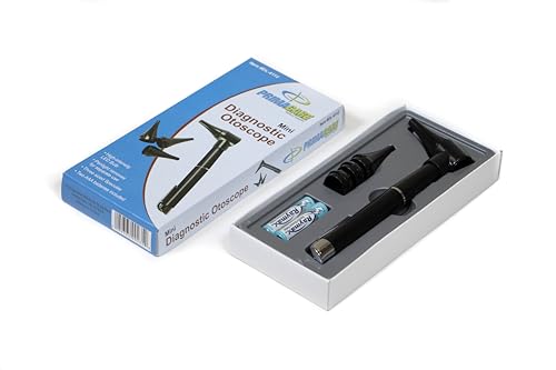 PrimaCare DL-4112 Mini Diagnostic Otoscope Kit with High Resolution LED Ear Light