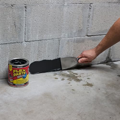 Flex Paste, 3 lb Can, White, Waterproof Paintable Putty, Spackle Sealant, Fill Gaps Cracks Holes - Block Out Water and Air - UV Resistant - Walls, Drywall, EPDM, Concrete, Roof, RV Repairs