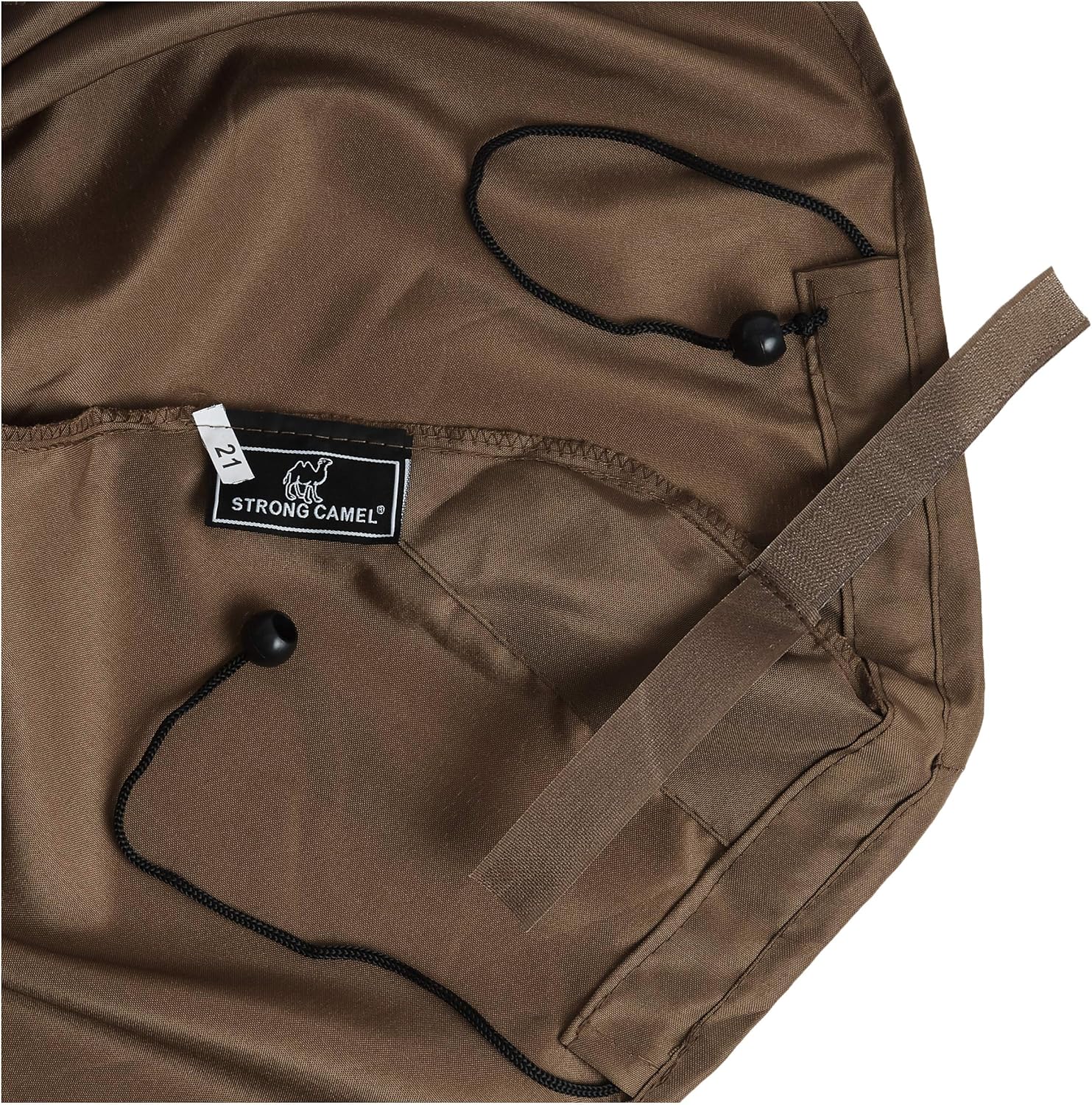 Benefitusa Canopy Only 10'x10' Replacement Gazebo Top Canopy Patio Pavilion Cover Sunshade Plyester Double Tier - Brown