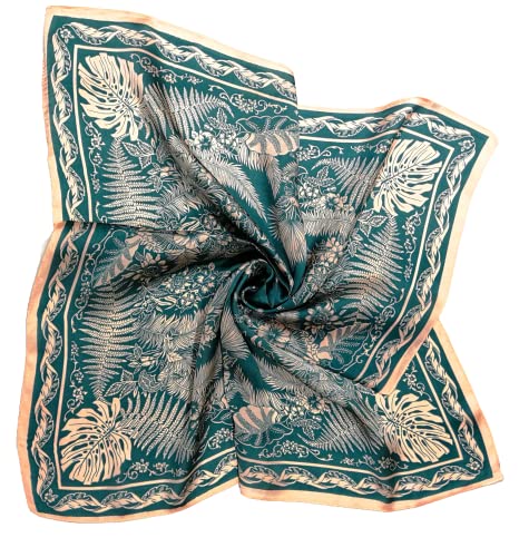 Shanlin Silk Feel Pattern Square Scarves 27