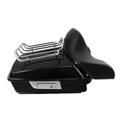 XFMT Detachable 2 Two Up Tour Pack Mounting Luggage Rack Compatible with Harley Touring Road King Street Glide Road Glide 2014-2024