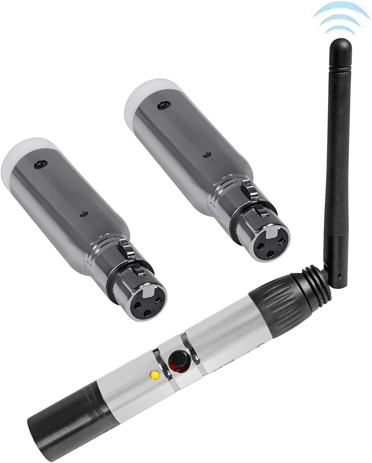 Rockville DMX-WTR Wireless DJ DMX Lighting Transmitter+2) Receivers