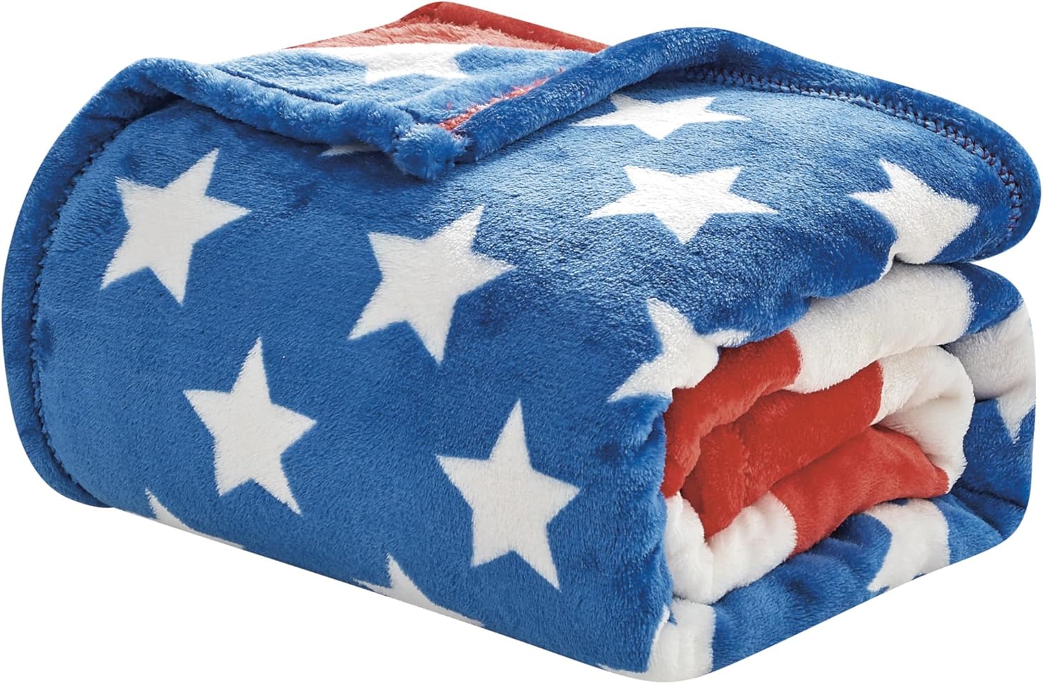 July 4th Stars & Stripes American Flag Ultra Lush Oversized Throw Blanket (50