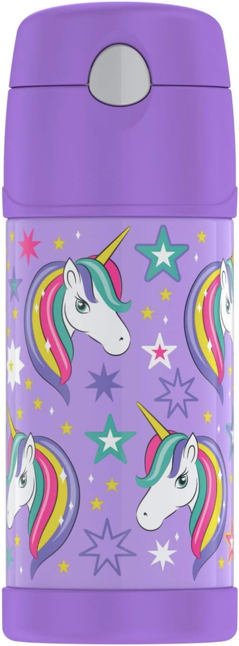 Thermos 12 oz FUNtainer Bottle - Unicorns & Rainbows