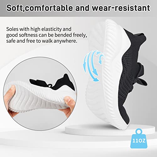 JIAFO Women's Walking Shoes, Slip on Tennis Shoes Women, Non Slip Shoes Sneakers, Casual Athletic Running Lightweight Breathable Mesh Knit
