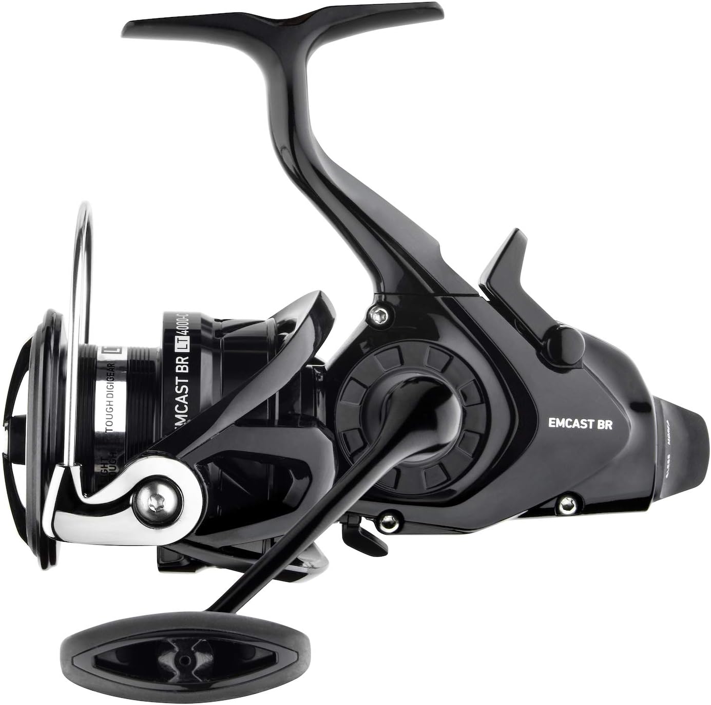 DAIWA EMCAST BITE & Run Spinning Reel, 3000, BLACK
