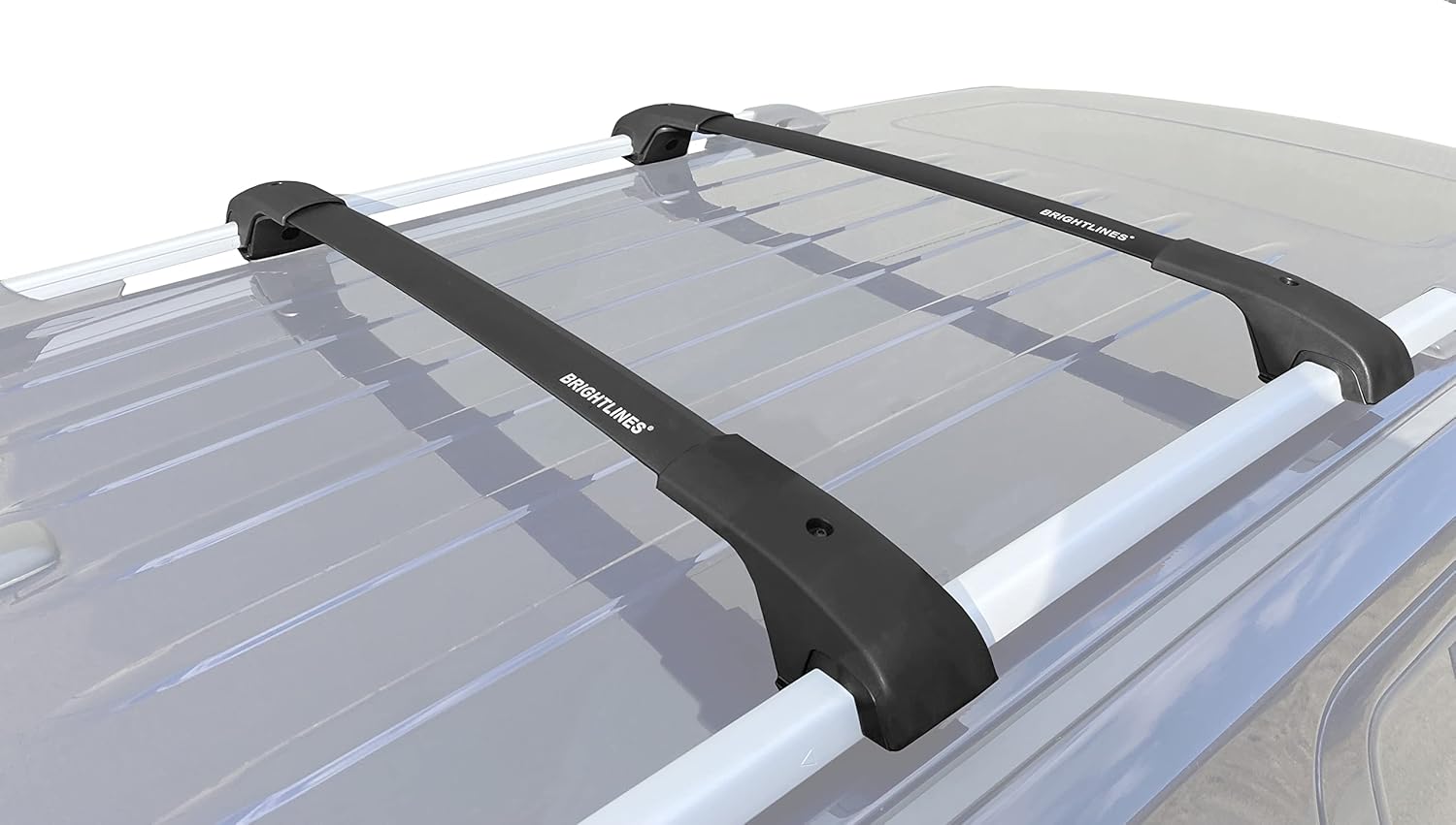 BrightLines Roof Rack Crossbars Compatible with 2007-2017 Jeep Patriot