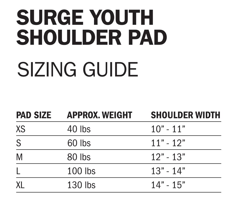 Riddell Surge Youth Shoulder Pad