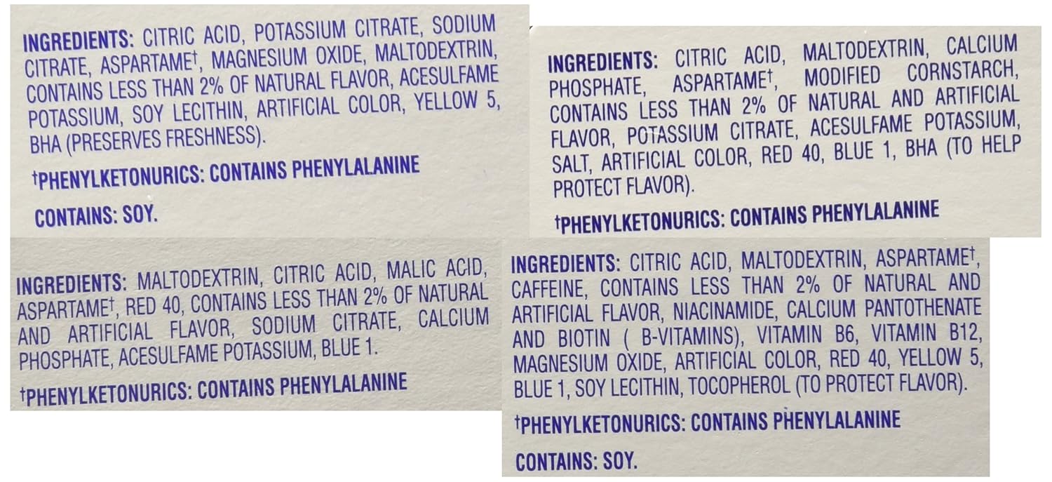 Crystal Light Variety Pack Drink Mix (120 Packets, 4 Boxes of 30)