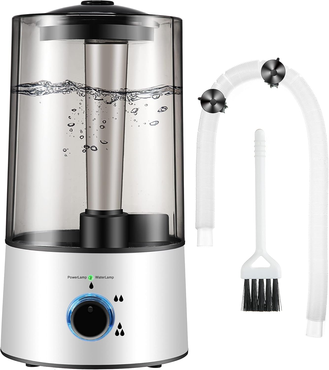 Dreyoo Reptile Humidifier Fogger, 4L Cool Mist Fog Mister with Tube for Tortoise Habitat Chameleon Snake Amphibians, Compatible with All Terrariums, Cages and Enclosures