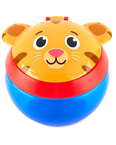Daniel Tiger x Skip Hop Snack Cups Bundle with Daniel Tiger and Pug Designs, No-Spill Opening