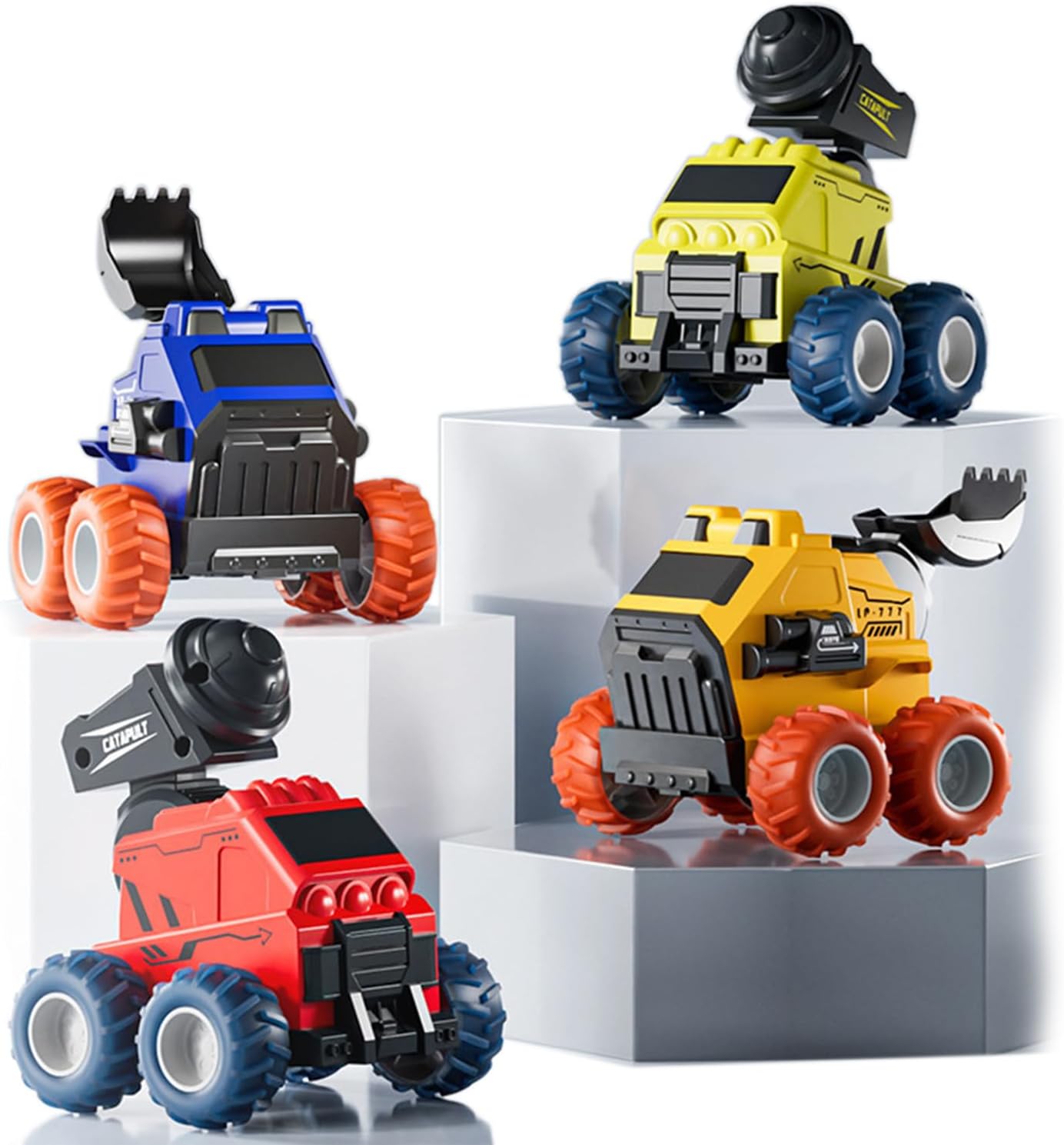 Toys for 3 Year Old Boy Birthday Gift,Push and Go Launchable Tractor As Toddler Toys 2-3, Toddler Toys Age 1-2 3, Baby Toys Pull Back Cars for Toddlers 1-3 Birthday Xmas Gift