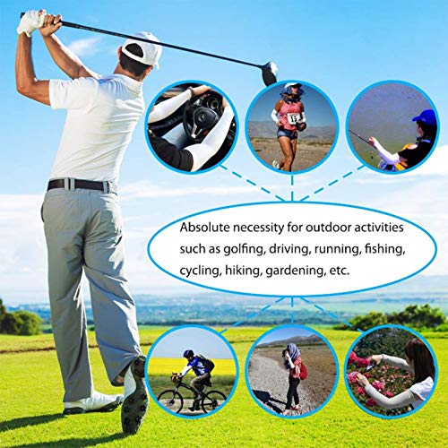 NiYoung Men Women UV Protection Cooling Arm Sleeves Sun Sleeves Arm Cover Sleeves