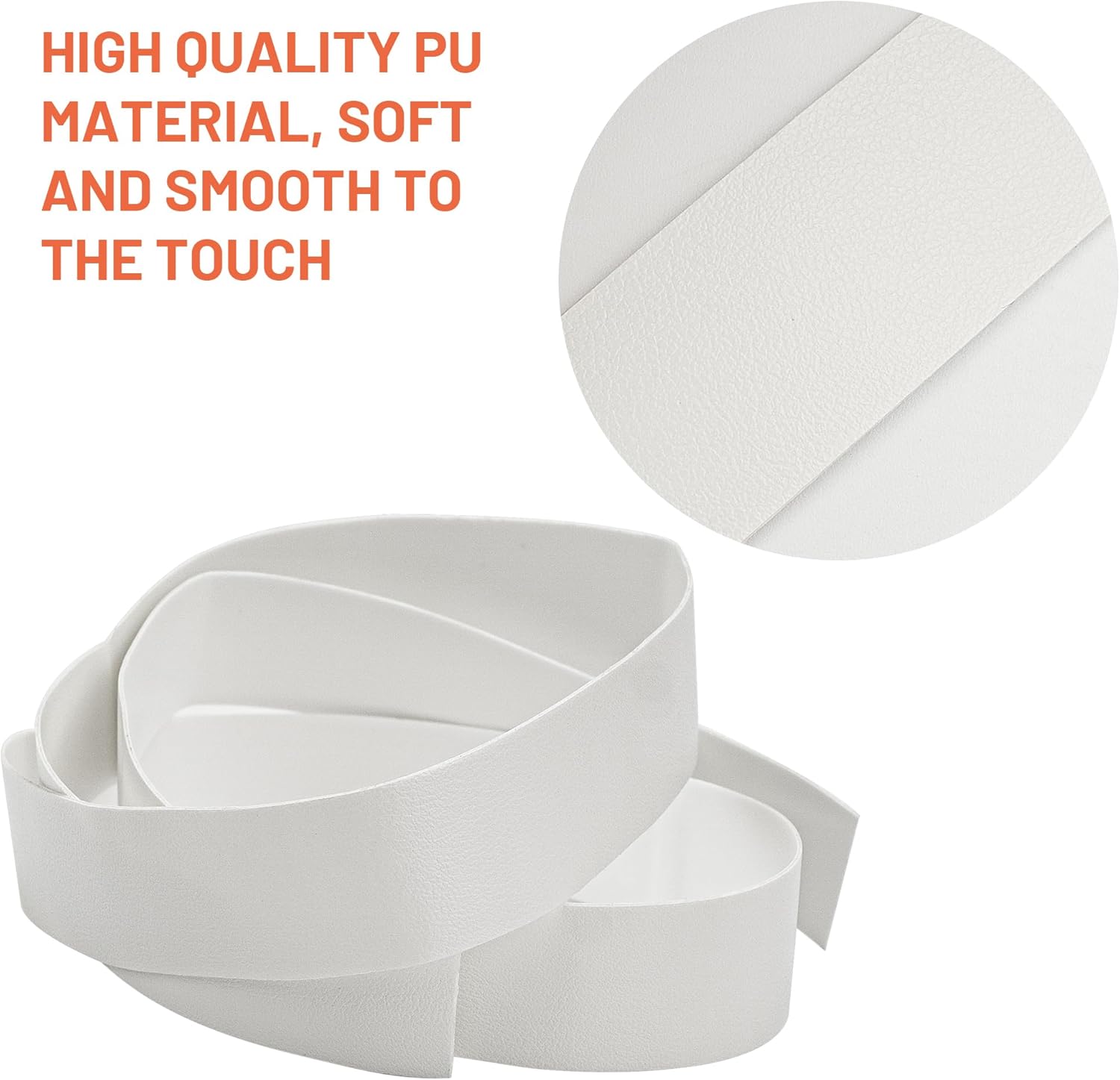 White -Pickleball Paddle Edge Guard Tape