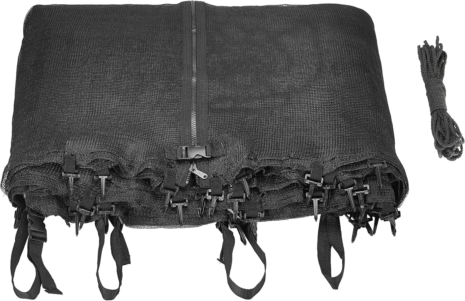 10' Trampoline Enclosure Safety Net Fits for 10 FT. Round Frames Using 4 Poles or 2 Arches (poles not included)