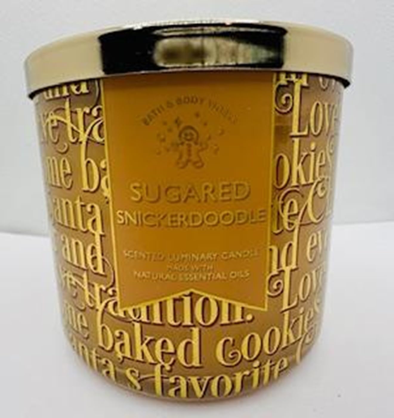 Sugared Snickerdoodle 3 Wick Candle 14.5 Ounce