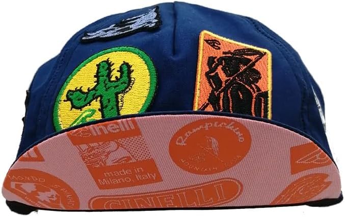 Cinelli Ventile 75th Anniversary Cycling Cap, Blue, One Size