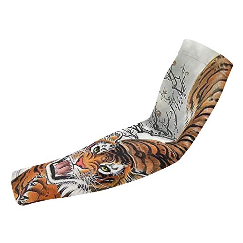 NiYoung Men Women UV Protection Cooling Arm Sleeves Sun Sleeves Arm Cover Sleeves