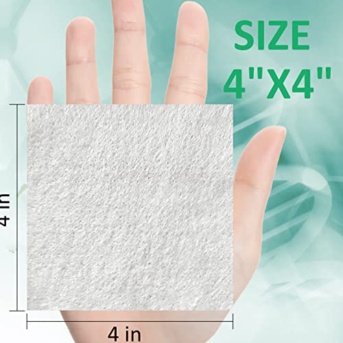 Dr. Med Ag Silver Calcium Alginate Wound Dressing 4''x4'', 5 Individual Pack Patches High Absorbency Ag Alginate Wound Bandage, Non-Adhesive, Painless Removal Gauze for Bedsore, Ulcers(5 PCS/Box)