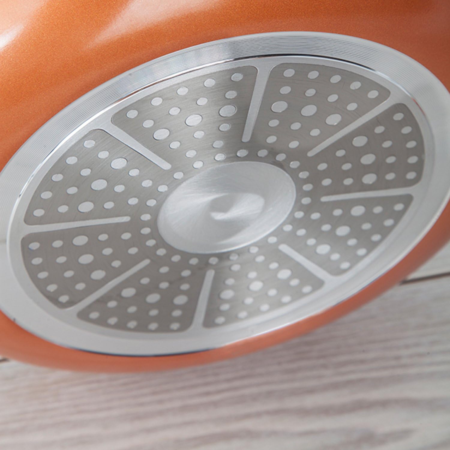 Healthy Nonstick Ceramic Coated Frying Pan - 3 Pcs Eco Friendly Durable Fry Pan Cookware Set (8