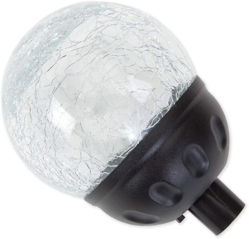 Bits and Pieces - Replacement Solar Powered Glass Ball for Newer Version of Solar Multi-Color Tulip Wind Spinner