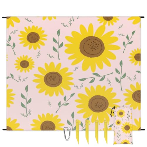 Watercolor Oranges Fruits Beach Blanket Adults Waterproof Sandproof Large Beach Mat 59”x 68” Compact Lightweight Picnic Blankets Portable Quick Drying Sand Free Mats for Travel Camping Hiking