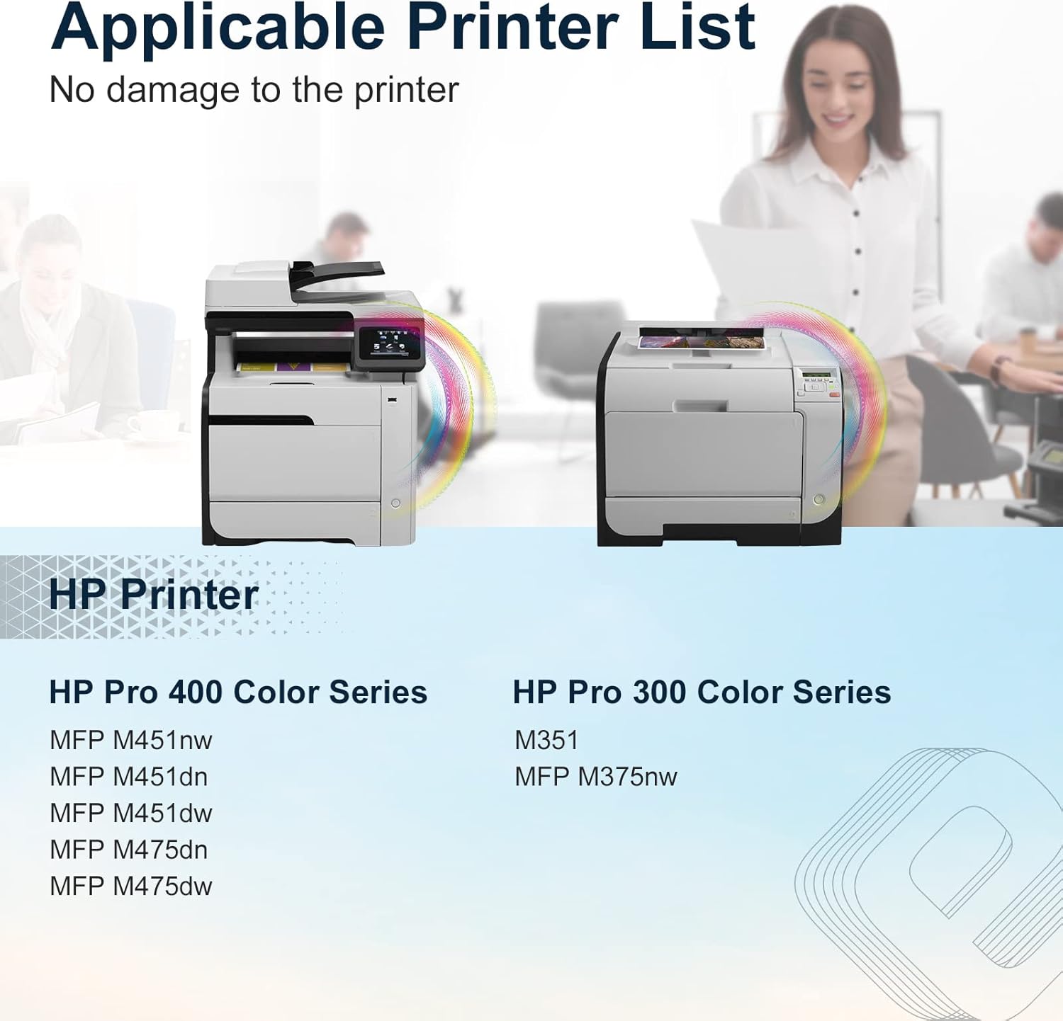 Remanufactured Toner Cartridge Replacement for HP 305X CE410X 305A CE410A CE411A CE412A CE413A Toner High Yield for HP Pro 400 MFP M475dn M475dw M451nw M451dn M451dw M375nw Printer