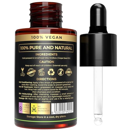 USDA Organic Rosehip Oil – 100% Pure Cold Pressed Rose Hip Oil for Face & Skin, Natural Moisturizer, Hydrating & Nourishing, Non-Greasy, for All Skin Types – Rosehip Seed Oil