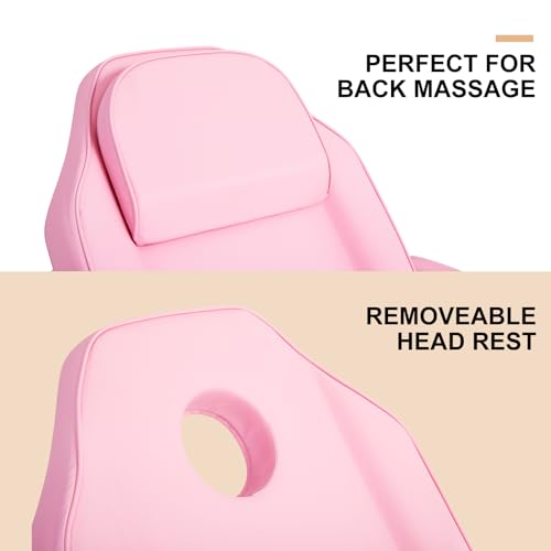 Artist hand Facial Bed Massage Table Adjustable Tattoo Chair W/Free Barber Bed Spa Chair Salon Massage Equipment Tattoo Bed Salon Chair with Tattoo Stool