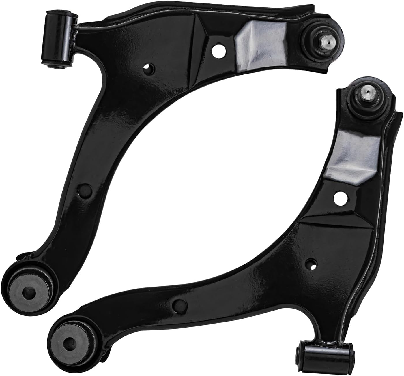 Detroit Axle - 2pc Front Control Arms for 2001-2010 Chrysler PT Cruiser, 2000-2005 Dodge Neon, 2000-2001 Plymouth Neon, 2 Lower Control Arms w/Ball Joint Replacement