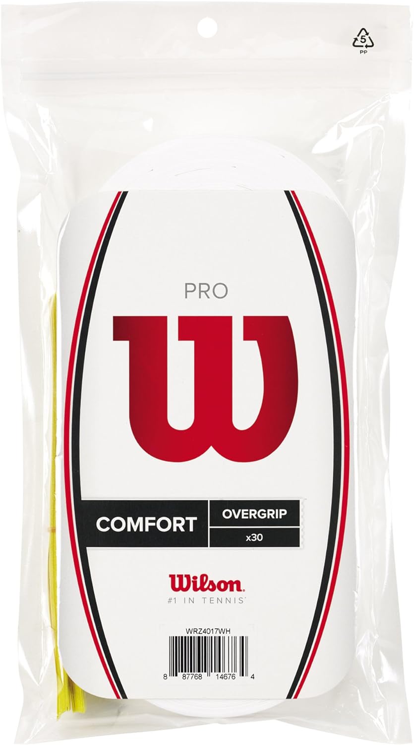 WILSON Pro Overgrip (30-Pack), White