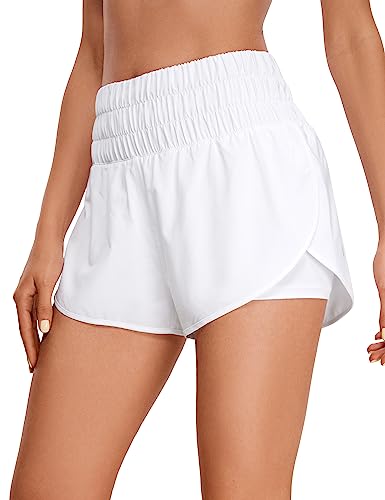 CRZ YOGA 2 in 1 High Waisted Running Shorts for Women 3