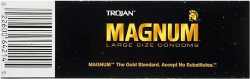 Trojan Magnum Xl Lubricated Condoms, 48 Count