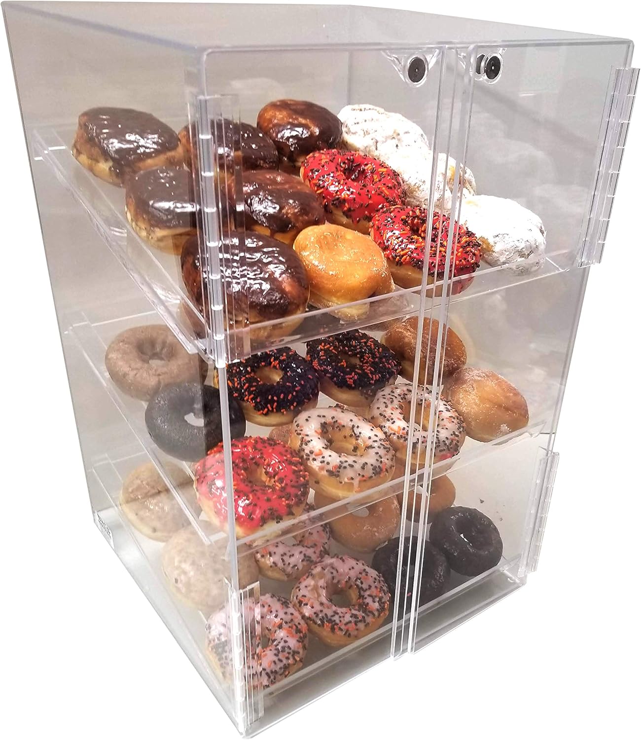 Self Serve Pastry or donut display case 3 trays for deli bakery convenience stores Display it and keeps fresh