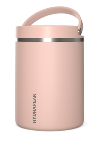 Hydrapeak 32oz Stainless Steel Vacuum Insulated Thermos Food Jar | Thermos for Hot Food and Cold Food, Wide Mouth Leak-Proof Soup Thermos for Adults, 10 Hours Hot and 16 Hrs Cold (Navy)