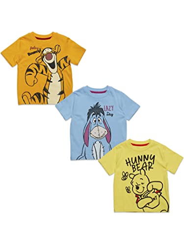 Disney Winnie The Pooh Tigger Eeyore 3 Pack Graphic T-Shirts