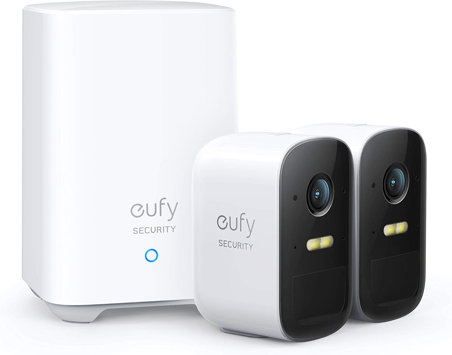 eufy Security, eufyCam 2C 2-Cam Kit and 2 solar Panels, Security Camera Outdoor, Wireless Home Security with 180-Day Battery Life, HomeKit Compatibility, 1080p HD, IP67, Night Vision