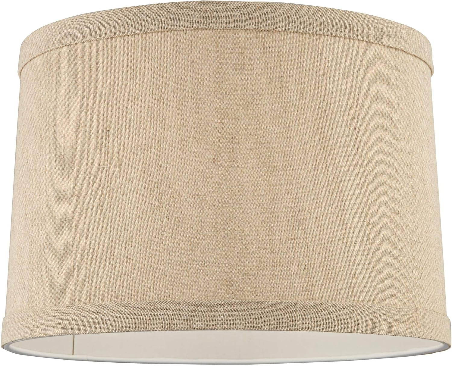 Taupe Linen Small Hardback Drum Lamp Shade 15