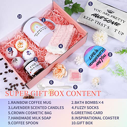 Gifts for Women,Spa Gift Baskets for Women Spring Gifts for Women Bath and Body Works Gifts Set Relaxing Sympathy Gifts Box for Women,Mom,Sister,Wife,Lover