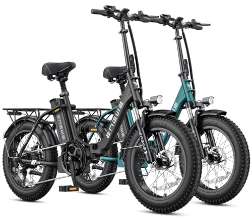 ENGWE L20 2.0 1125W Motor Peak, Upgraded Folding Electric Bike for Adults, 20*3.0