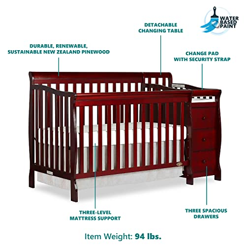 5 in 1 Brody Convertible Crib with Changer