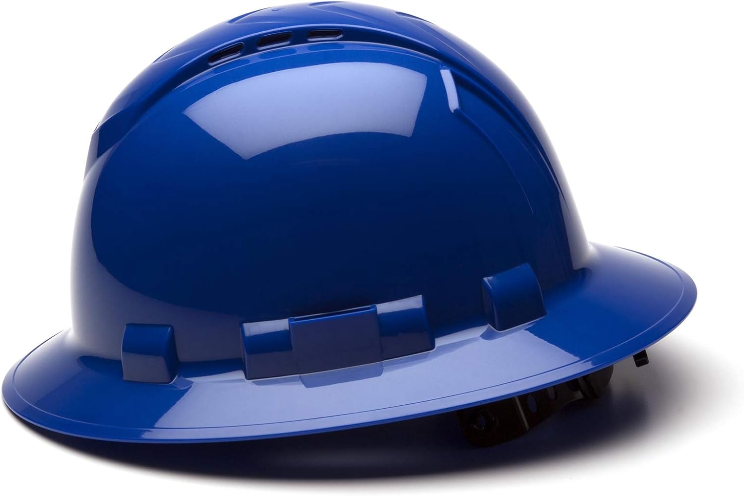 Pyramex Ridgeline Hard Hats - Blue Vented 6 Point & Green 4 Point Ratchet