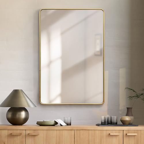 Gold Bathroom Mirror, 24
