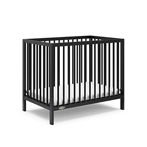 Graco Teddi 5-in-1 Convertible Crib with Drawer (Driftwood) – GREENGUARD Gold Certified, Crib with Drawer Combo, Full-Size Nursery Storage Drawer, Converts to Toddler Bed, Daybed and Full-Size Bed