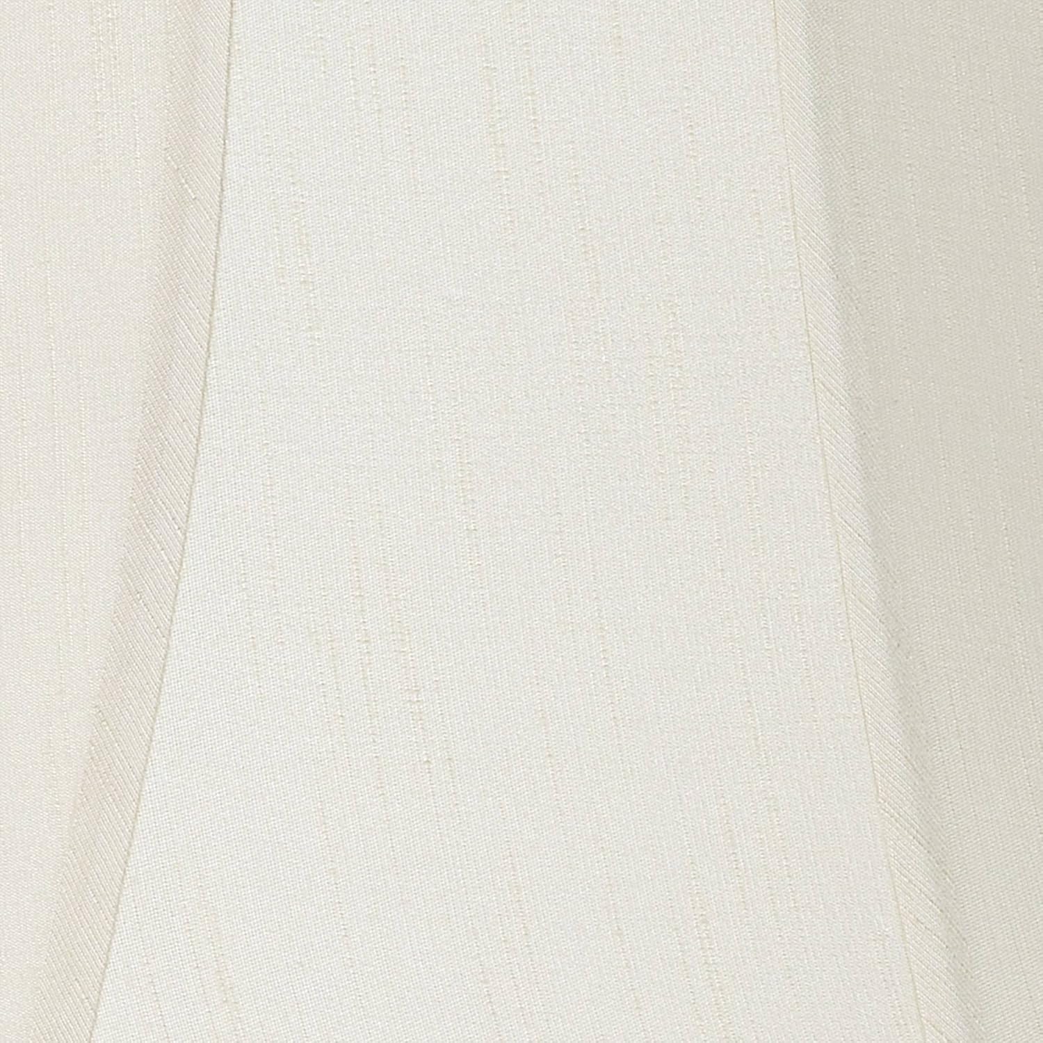 Set of 2 Bell Lamp Shades Cream Curve Cut Corner Large 11