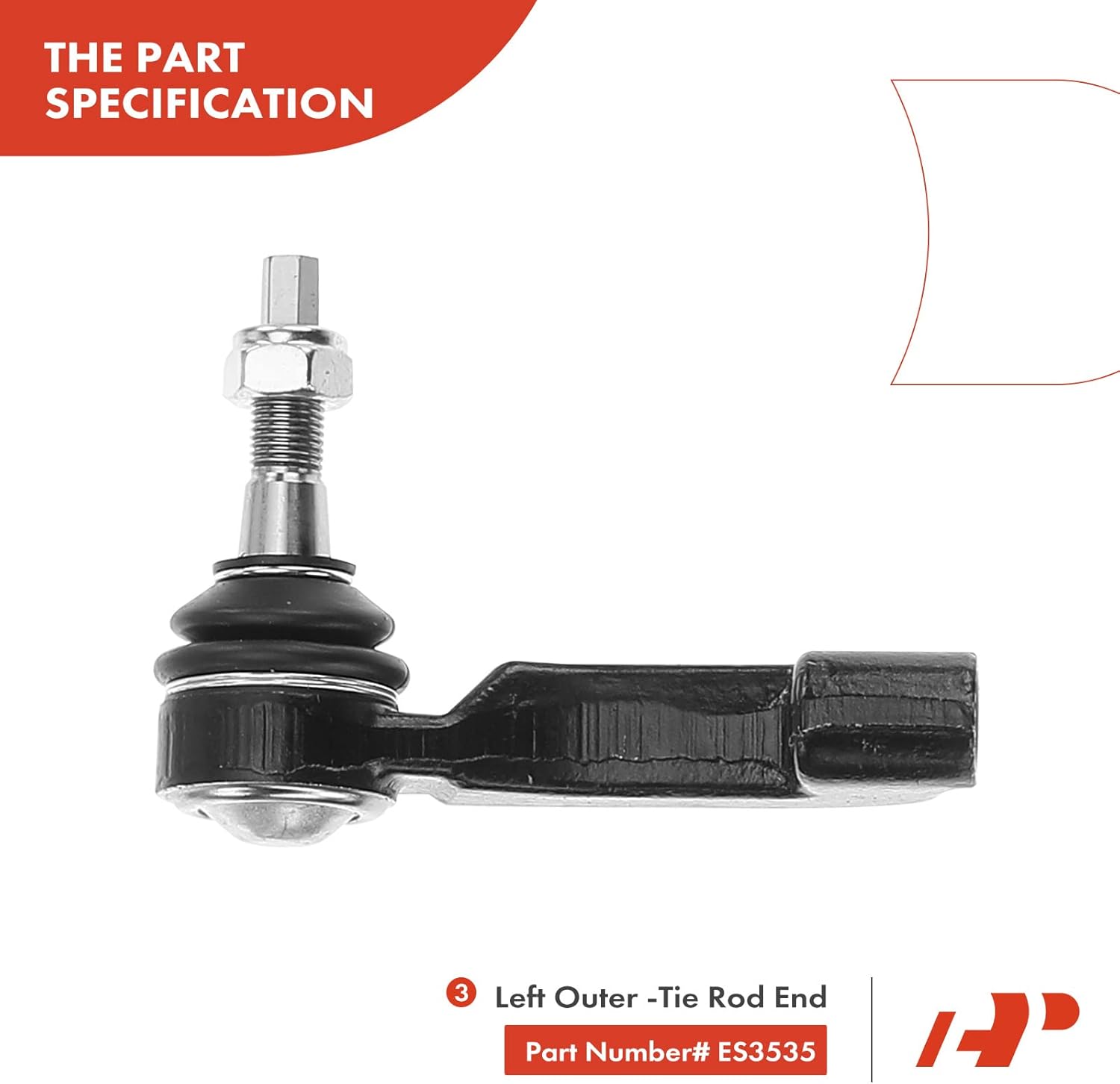 A-Premium 10Pcs Front Suspension Kit, Upper Control Arm Sway Bar Link Lower Ball Joint Inner Outer Tie Rod End, Compatible with Jeep Liberty 2002 2003 2004