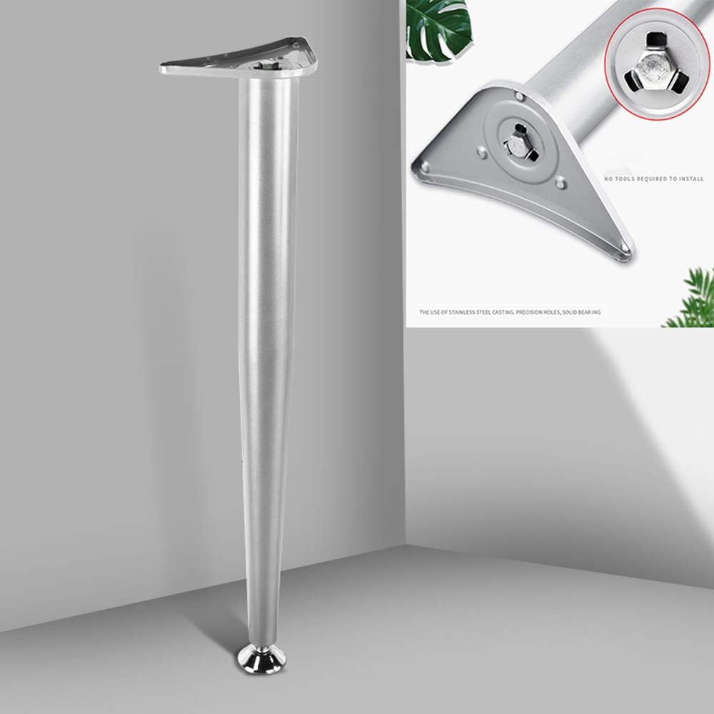 Furniture Legs Tapered Table Legs, Furniture Desk Legs Adjustable, Fashion Metal Coffee Table Legs Black Modern Simplicity Dining Table Legs Office Desk Legs 28